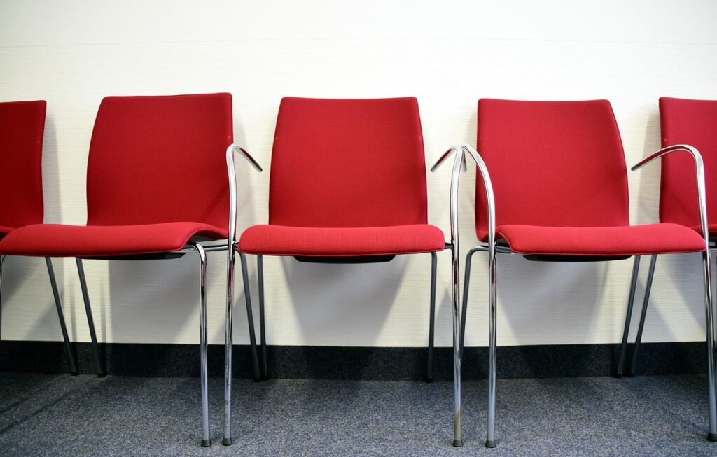 Chairs in a waiting room